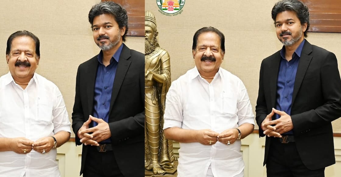 ലഹരിക്കെതിരെ കൈകോർത്ത് കേരളവും തമിഴ്നാടും; മുഖ്യമന്ത്രി ജോസഫ് വിജയുമായി കൂടിക്കാഴ്ച നടത്തി രമേശ് ചെന്നിത്തല